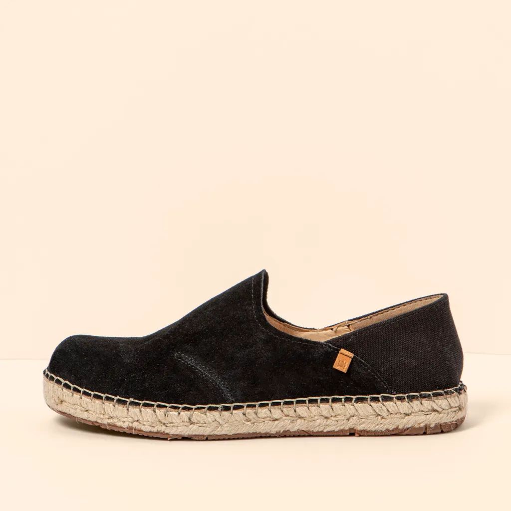 El Naturalista N677 SILK SUEDE-COTTON Noir | EKO-83132902